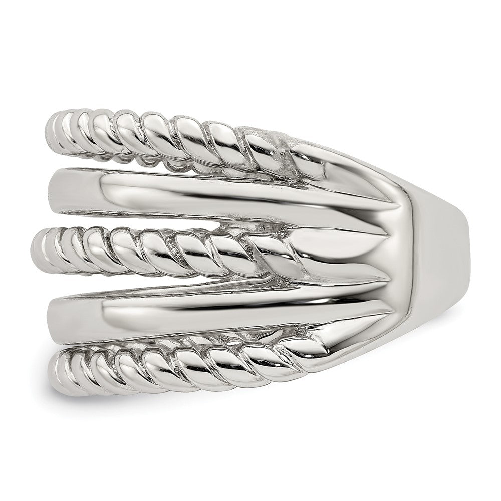 Sterling Silver Polished Fancy Ring