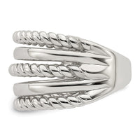 Sterling Silver Polished Fancy Ring