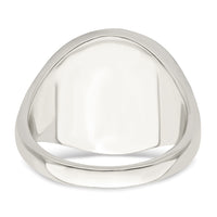Sterling Silver Rhodium-plated Enameled Cross Ring