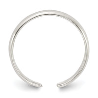 Sterling Silver Polished Set of 2 Toe Rings