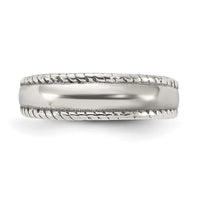 Sterling Silver Polished and Antiqued Set of 2 Toe Rings