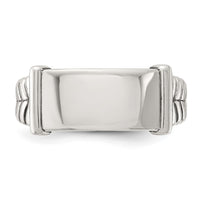 Sterling Silver Oxidized Men's Ring