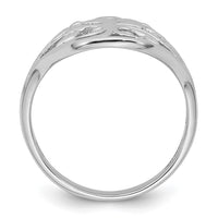 Sterling Silver Rhodium-plated Polish Tree of Life Ring