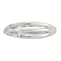 Sterling Silver Polished Fancy CZ Ring