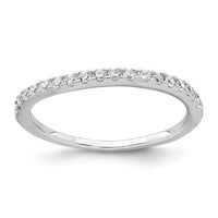 Sterling Silver RH-plated Polished CZ 3-Stone Halo Engagement Ring Set
