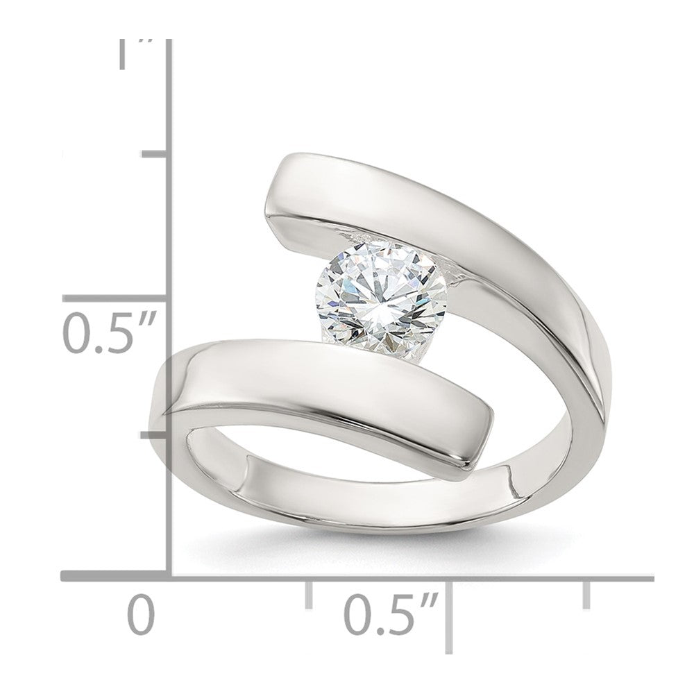 Sterling Silver CZ Ring