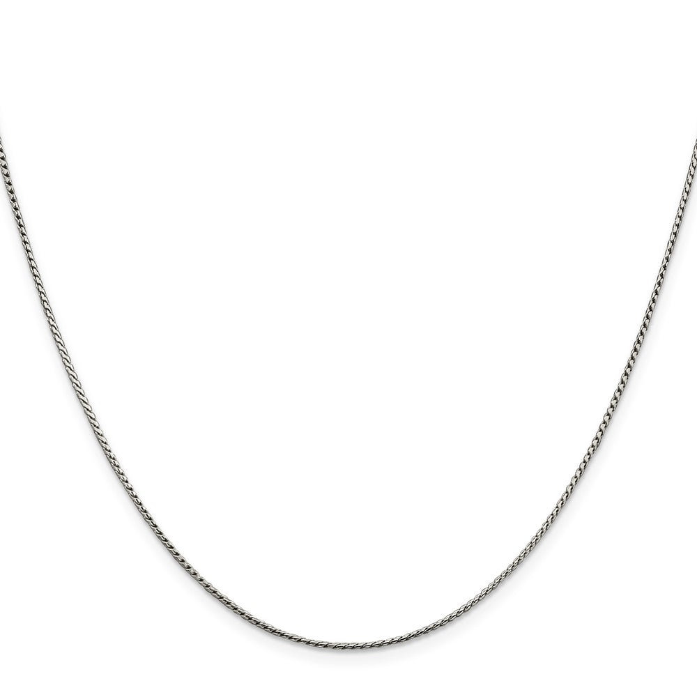 Sterling Silver 1mm Round Franco Chain