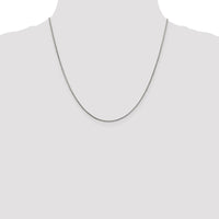 Sterling Silver 1mm Round Franco Chain