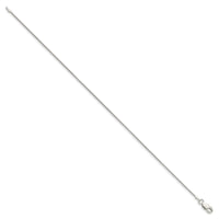 Sterling Silver .8mm Snake Chain Anklet