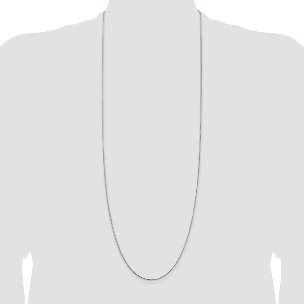 Sterling Silver 1mm Snake Chain