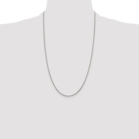 Sterling Silver Rhodium-plated 1.2mm Snake Chain
