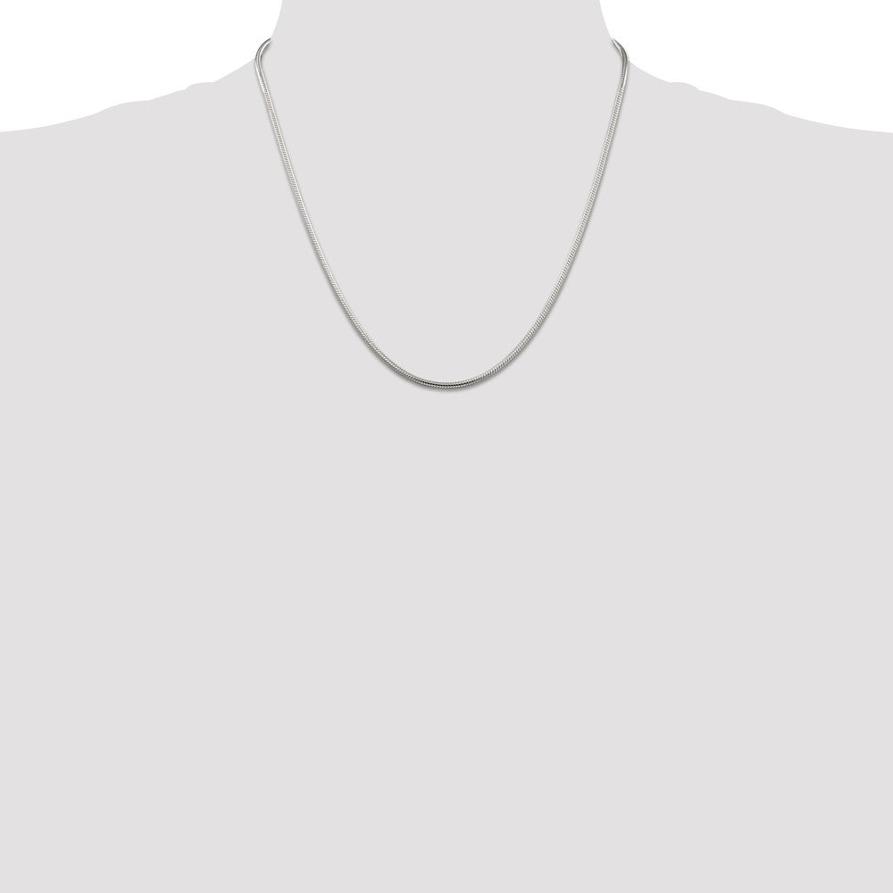 Sterling Silver 2mm Snake Chain