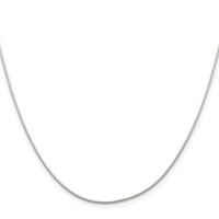 Sterling Silver 1mm Round Snake Chain