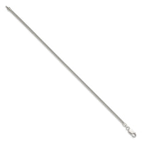 Sterling Silver 2.5mm Round Snake Chain