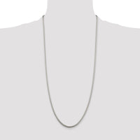 Sterling Silver 3mm Round Snake Chain