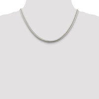 Sterling Silver 6mm Round Snake Chain