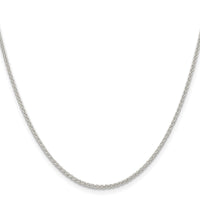 Sterling Silver 1.6mm Round Spiga Chain