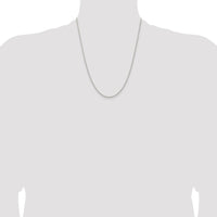 Sterling Silver 1.6mm Round Spiga Chain