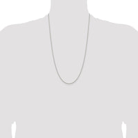 Sterling Silver 1.6mm Round Spiga Chain