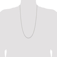 Sterling Silver 1.6mm Round Spiga Chain