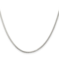 Sterling Silver 1.75mm Round Spiga Chain w/4in ext.