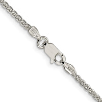 Sterling Silver 1.75mm Round Spiga Chain