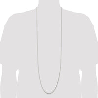 Sterling Silver 1.75mm Round Spiga Chain