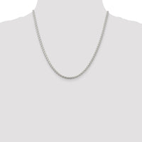 Sterling Silver 3mm Round Spiga Chain