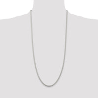Sterling Silver 3mm Round Spiga Chain