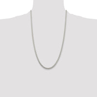 Sterling Silver 4mm Round Spiga Chain