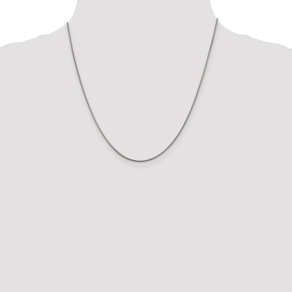 Sterling Silver .8mm Square Snake Chain