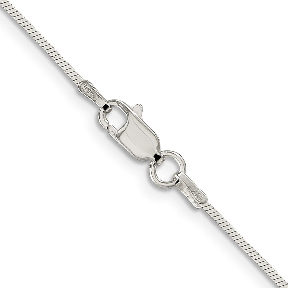 Sterling Silver 1mm Square Snake Chain