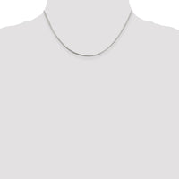 Sterling Silver 1mm Square Snake Chain