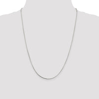 Sterling Silver 1mm Square Snake Chain