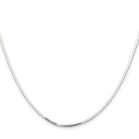Sterling Silver Polished 1.15mm Square Snake Chain
