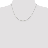 Sterling Silver .85mm Diamond-cut Round Spiga Chain w/2in ext.