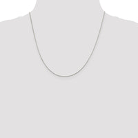 Sterling Silver .85mm Diamond-cut Round Spiga Chain