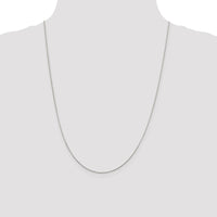 Sterling Silver .85mm Diamond-cut Round Spiga Chain