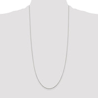 Sterling Silver .85mm Diamond-cut Round Spiga Chain