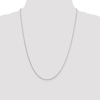Sterling Silver 1.25mm Diamond-cut Round Spiga Chain