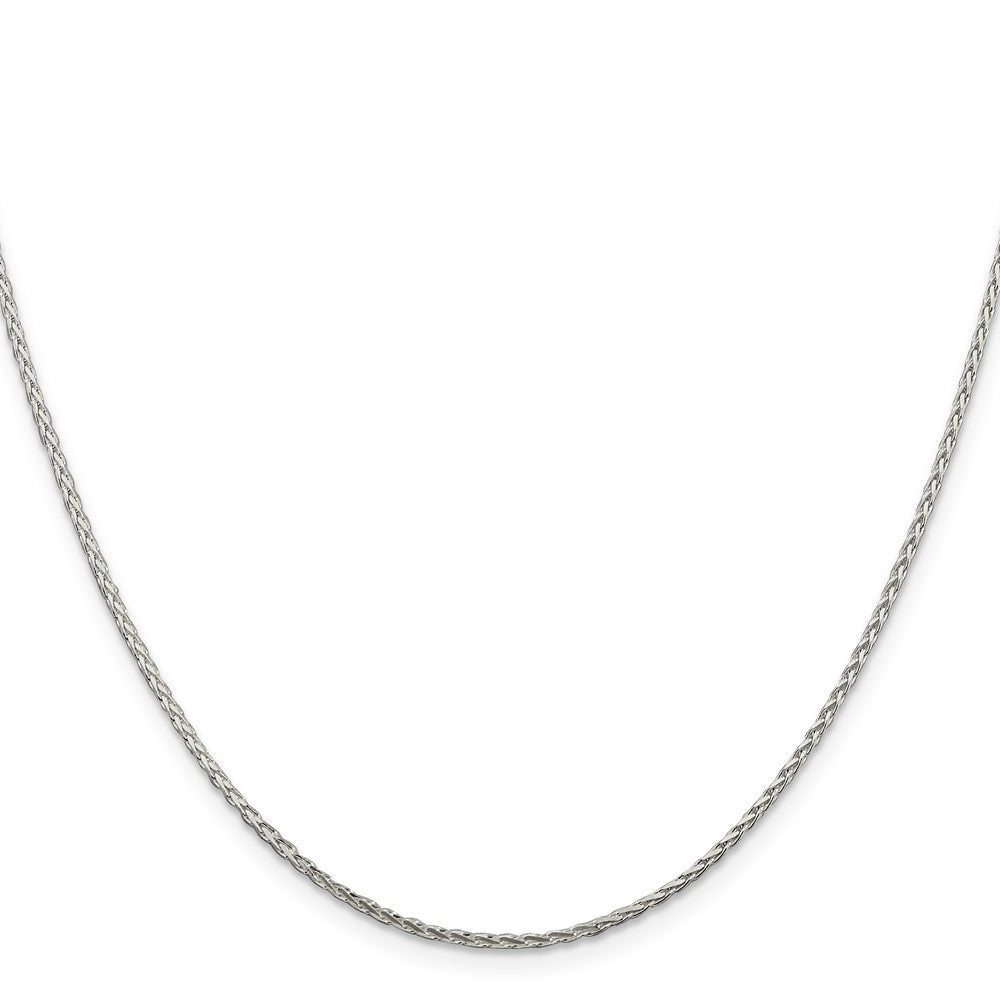Sterling Silver 1.45mm Diamond-cut Round Spiga Chain
