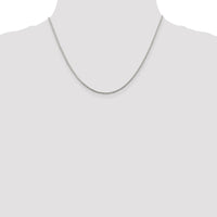 Sterling Silver 1.45mm Diamond-cut Round Spiga Chain w/2in ext.