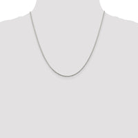 Sterling Silver 1.45mm Diamond-cut Round Spiga Chain