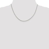 Sterling Silver 1.7mm Diamond-cut Round Spiga Chain