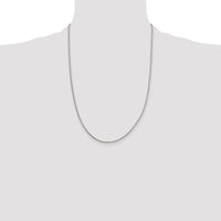 Sterling Silver 1.7mm Diamond-cut Round Spiga Chain w/4in ext.