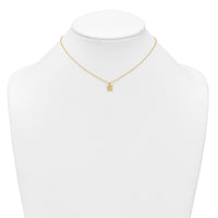 Sterling Silver Gold-pltd CZ Butterfly Post Earrings/ Necklace Set