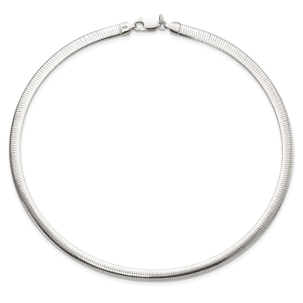 Sterling Silver Flash Gold-plate Reversible 5.75mm Cubetto Chain