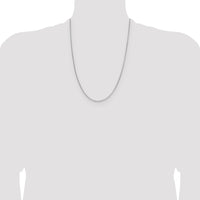 Sterling Silver .95mm Diamond-cut Round Box Chain