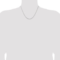 Sterling Silver 1.5mm Diamond-cut Round Box Chain
