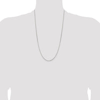 Sterling Silver 1.5mm Diamond-cut Round Box Chain